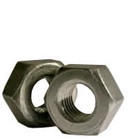 1/4-20 Heavy Hex Nuts, Coarse, A-563 Grade A Steel, Plain