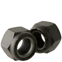 1/4-20 Nylon Insert Locknuts, Coarse, Grade C (Grade 8) Steel, Phosphate & Oil