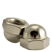 #6-32 Acorn Nuts (2 Piece), Coarse, Nickel Plated