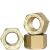 USA L9 Hex Nut Cadmium Yellow & Wax, Alloy (Inch)