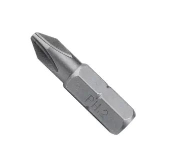 #1 x 1" Phillips Drive Bits (1/4" Hex Shank), Taiwan