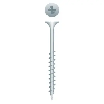 #10 x 6" Strong-Point&reg; Phillips Bugle Head Outdoor Screws, Steel, Dacrotized Coated