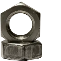 1/4-20 Heavy Hex Jam Nuts (Thin), Coarse, A-563 Grade A Steel, Plain