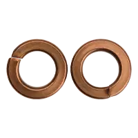 #4 Split Lock Washers, Silicon Bronze