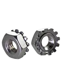 M3-0.50 Metric Hex Lock Nuts (K-Lock External Tooth), Coarse, Stainless Steel A2-70