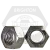 M4-0.70 Metric Hex Cone Lock Nuts, Coarse, DIN 980-V, Grade 8, Zinc Cr+3 (with Wax )
