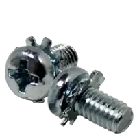 Steel Metric Machine Screws, Zinc Cr+3 finish, M4-0.70 x 8 MM, Coarse thread