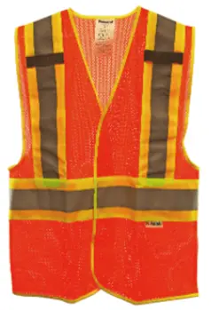 Proferred&reg; High Visibility Vests, ANSI Class 2, Orange, X-Large