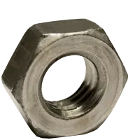 2-56 x 3/16" x 1/16" Hex Machine Screw Nuts, Coarse, Low Carbon Steel, Plain