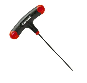 3/32" x 4" Proferred&reg; T-Handle Hex Key, Alloy Steel, Taiwan