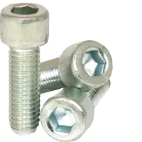 Alloy Steel Socket Head Cap Screws, Zinc Bake Cr+3 finish, 10-32 x 2" (PT), Fine thread