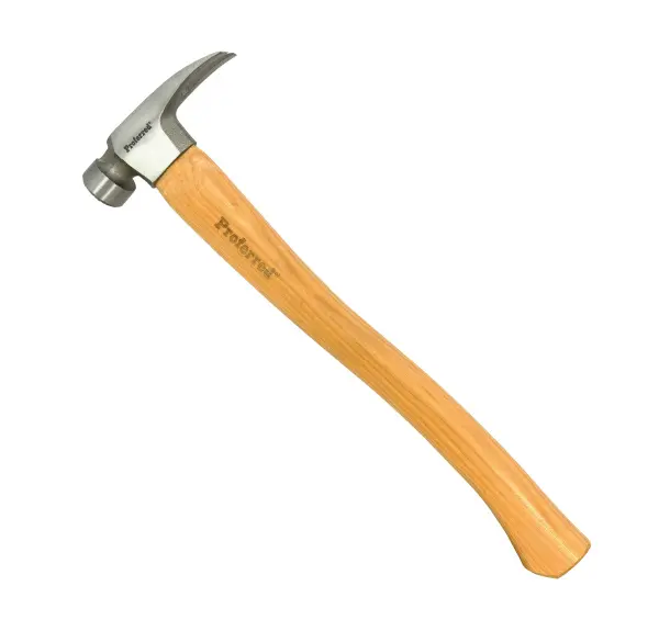 21 Ounce Proferred&reg; California Framing Hammer, Milled Face, Hickory Handle, Taiwan