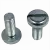 M6-1.00 x 20 MM Metric Machine Screws, Slotted Pan Head, Coarse, Class 4.8 (DIN 85) Steel, Zinc Cr+3
