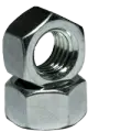 3-12 Finished Hex Nuts, Fine, Low Carbon Steel, Zinc Cr+3