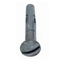 1/4" x 3 3/4" Slotted Round Head Sleeve Anchors, Steel, Zinc Cr+3