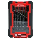 21 Piece M2 HSS Jobber Length, Drill Bit Set, Box Case