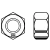 Heavy Hex Nuts, Coarse, A-563 Grade DH, Hot Dip Galvanize (with Wax )