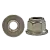 M6-1.00 Metric Nylon Flange Lock Nuts (Non-Serrated), Coarse, DIN 6926, Stainless Steel A2 (18-8)