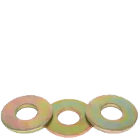 USS Washers (Thru-hardened) Yellow Zinc