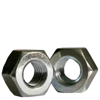 3/8-16 Heavy Hex Nuts, Coarse, A-563 Grade A Steel, Zinc Cr+3