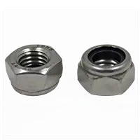 M3-0.50 Metric Nylon Insert Locknuts (Thin), Coarse, DIN 985, Stainless Steel A4-70 (316)