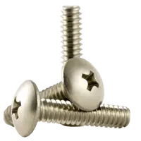 #4-40 x 1 1/2" (FT) Machine Screws, Phillips Truss Head, Coarse, Stainless Steel 18-8