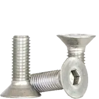 M4-0.70 x 12 MM (FT) Metric Flat Socket Head Cap Screws, Coarse, Stainless Steel A2 (18-8)