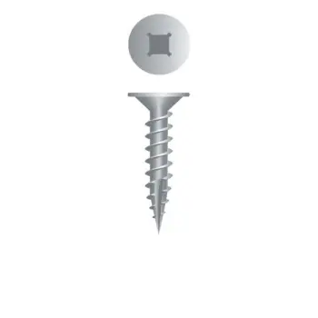 #10-8 x 1 1/8" Strong-Point&reg; Phillips / Square Drive Low Profile Wafer Head Outdoor Screws, Steel, Strong Shield Coated