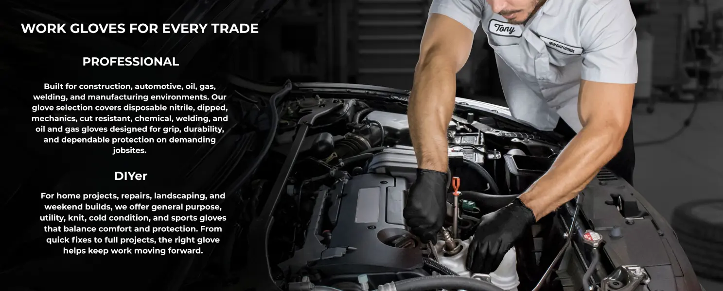 Work gloves for every trade