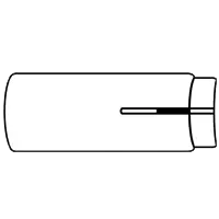 1/2" x 2" Drop-In Anchors (with Tool), 304 Stainless Steel
