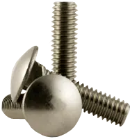 M6-1.00 x 50 MM Metric Carriage Bolts, Coarse, DIN 603, Stainless Steel A4-70