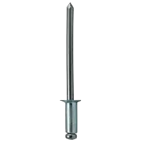 SCS 44 1/8" (.188"-.250") x .375" Countersunk Blind Rivets, All Steel, Zinc Cr+3