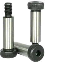 M8 x 65 MM (M6-1.0 Thread) Metric Socket Head Shoulder Screws, Coarse, Grade 12.9 (ISO 7379), Thermal Black Oxide