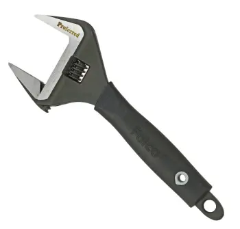 12" Proferred&reg; Plumbing Adjustable Wrench, Phosphate Finish, Taiwan