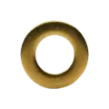 #20L Flat Washers (Narrow), Solid Brass (Dims: .340